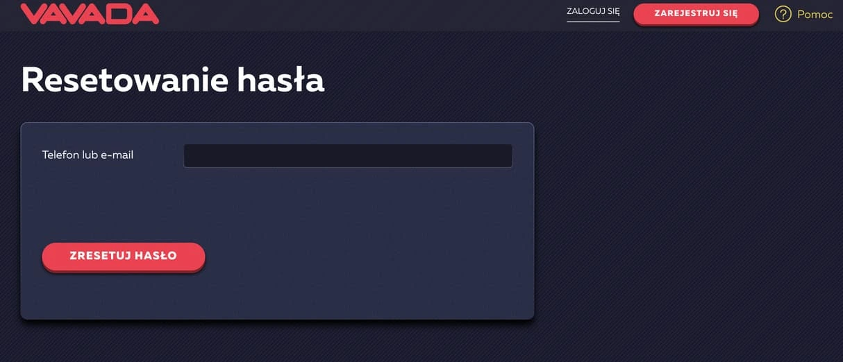 Kasyno Vavada Polska - prosta rejestracja dla nowych graczy